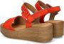 Gabor Oranje Suède Sandalen 531 Stijlvol Model Orange Dames - Thumbnail 12