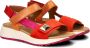 Gabor suède sandalen oranje rood - Thumbnail 3