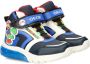 GEOX Ciberdron jongens sneakers Blauw multi - Thumbnail 9