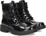 Geox J Casey lak veterboots donkerblauw Bruin 29 - Thumbnail 5