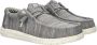 Hey Dude HEYDUDE Wally Stretch Sox heren mocassin Grijs - Thumbnail 12