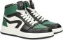 Hip leren sneakers zwart groen wit Jongens Leer Meerkleurig 36 - Thumbnail 5