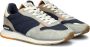 THE HOFF BRAND Lage Sneakers Heren Delos Maat: 42 Materiaal: Suède Kleur: Blauw - Thumbnail 4
