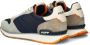 THE HOFF BRAND Lage Sneakers Heren Delos Maat: 42 Materiaal: Suède Kleur: Blauw - Thumbnail 5