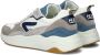 Hub Glide white navy elemental blue gum Wit Suede Lage sneakers Heren - Thumbnail 10