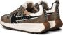 Kaotiko Detroit Glam suède sneakers kaki panter - Thumbnail 4