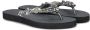Lazamani Beach dames teenslipper Zwart - Thumbnail 4