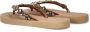 Lazamani Beach dames teenslipper Beige multi - Thumbnail 4