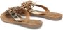 Lazamani Lily Leren Dames Slippers Gold - Thumbnail 47