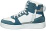 Lyle & Scott sneakers blauw wit Jongens Imitatieleer Meerkleurig 31 - Thumbnail 4