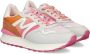 Mexx Juju suède sneakers oranje roze - Thumbnail 4