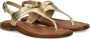 Michael Kors Mandy Thong Sandal Sandalen Dames Goud - Thumbnail 6