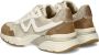 Mustang dames sneaker Beige wit - Thumbnail 4