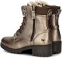 Mustang Shoes Veterschoenen enkellaars hakken in metallic-look smalle vorm - Thumbnail 14