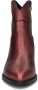 Nelson Brenda leren enkellaarzen rood metallic - Thumbnail 6