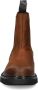Nelson leren chelsea boots cognac - Thumbnail 4