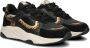 PS Poelman Iva chunky leren sneakers zwart panterprint - Thumbnail 8