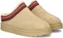Nelson Home suède pantoffels beige - Thumbnail 3