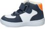 Nelson Kids leren sneakers blauw wit oranje Leer Meerkleurig 23 - Thumbnail 7