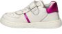 Nelson Kids leren sneakers wit roze Meisjes Leer Meerkleurig 20 - Thumbnail 6