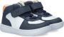 Nelson Kids leren sneakers blauw wit oranje Leer Meerkleurig 23 - Thumbnail 4