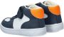 Nelson Kids leren sneakers blauw wit oranje Leer Meerkleurig 23 - Thumbnail 5