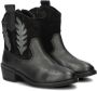 Nelson Kids leren cowboylaarzen zwart - Thumbnail 4