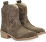 Nelson Kids suède cowboylaarzen taupe Bruin Meisjes Suede Effen 29 - Thumbnail 5