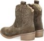 Nelson Kids suède cowboylaarzen taupe Bruin Meisjes Suede Effen 29 - Thumbnail 6