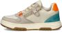 Nelson Kids leren sneakers beige groen oranje Jongens Suede Meerkleurig 26 - Thumbnail 5