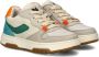 Nelson Kids leren sneakers beige groen oranje Jongens Suede Meerkleurig 26 - Thumbnail 6