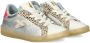 Nelson Kids leren sneakers wit zilver - Thumbnail 3