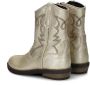 Nelson Kids leren cowboylaarzen goud metallic Meisjes Leer 28 - Thumbnail 5