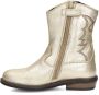 Nelson Kids leren cowboylaarzen goud metallic Meisjes Leer 33 - Thumbnail 3