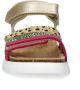 Nelson Kids leren sandalen goud groen roze Multi Meisjes Leer Meerkleurig 30 - Thumbnail 5