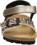 Nelson Kids sandalen met panterprint goud - Thumbnail 3