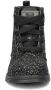 Nelson Kids leren veterboots met glitters zwart Meisjes Leer Effen 29 - Thumbnail 7