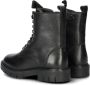 Nelson Kids leren veterboots zwart Meisjes Leer Effen 35 - Thumbnail 6