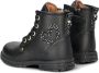 Nelson Kids leren veterboots zwart Meisjes Leer Effen 29 - Thumbnail 6