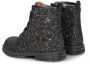 Nelson Kids leren veterboots met glitters zwart Meisjes Leer Effen 29 - Thumbnail 6
