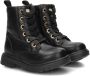 Nelson Kids veterboots zwart Meisjes Imitatieleer 35 - Thumbnail 5