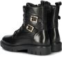 Nelson Kids leren veterboots zwart Meisjes Leer Effen 37 - Thumbnail 7