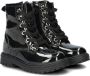 Nelson Kids lak veterboots met glitters zwart 32 - Thumbnail 5