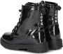 Nelson Kids lak veterboots met glitters zwart 32 - Thumbnail 6