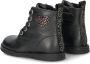 Nelson Kids leren veterboots zwart - Thumbnail 6