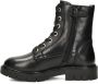 Nelson Kids leren veterboots zwart Meisjes Leer Effen 35 - Thumbnail 6
