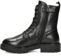 Nelson Kids leren veterboots zwart Meisjes Leer 33 - Thumbnail 4