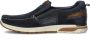 Nelson nubuck instappers donkerblauw - Thumbnail 6