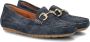 Nelson suède mocassins donkerblauw - Thumbnail 3