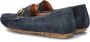 Nelson suède mocassins donkerblauw - Thumbnail 4